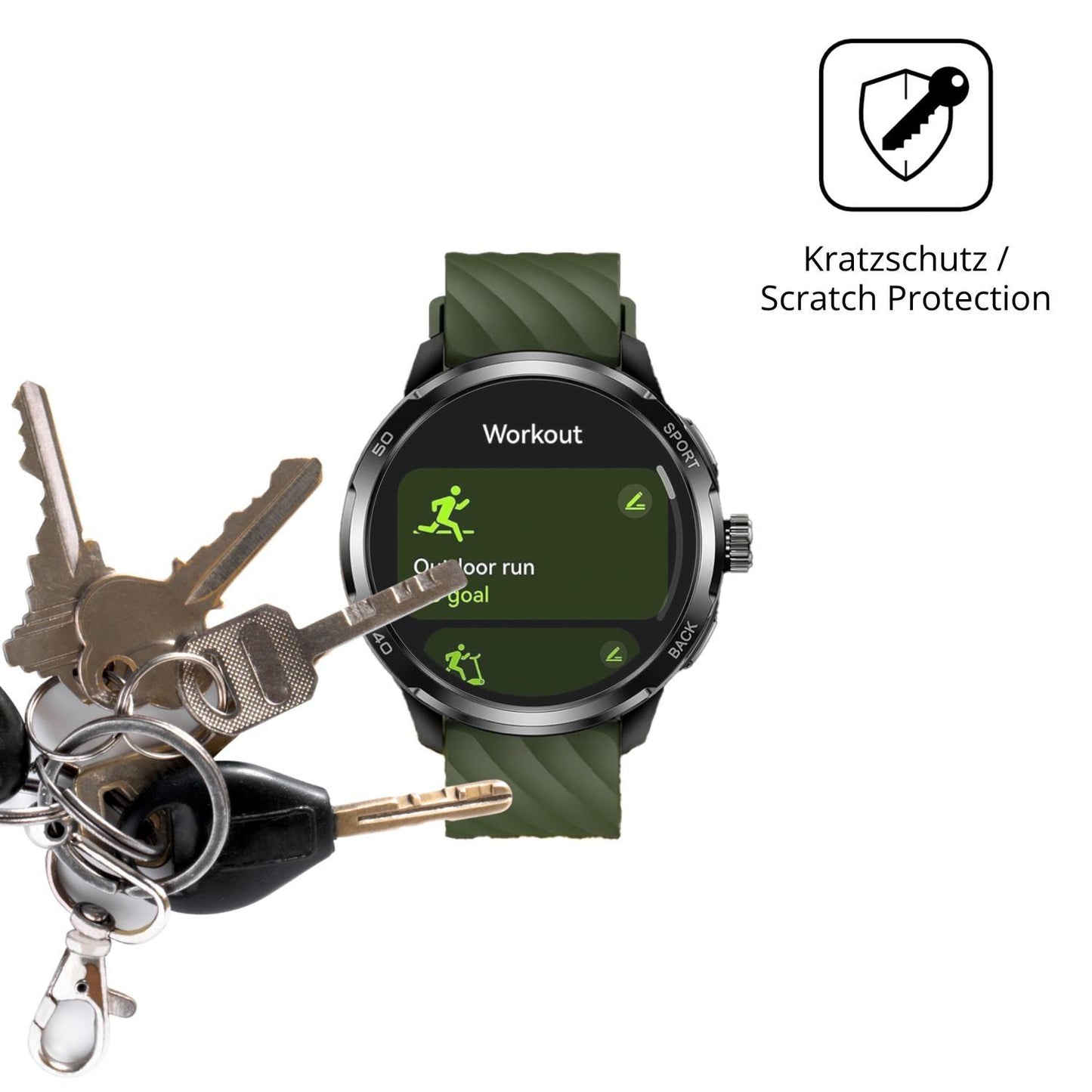6x Schutzfolie matt für Ulefone Armor Watch Pro Di (4)