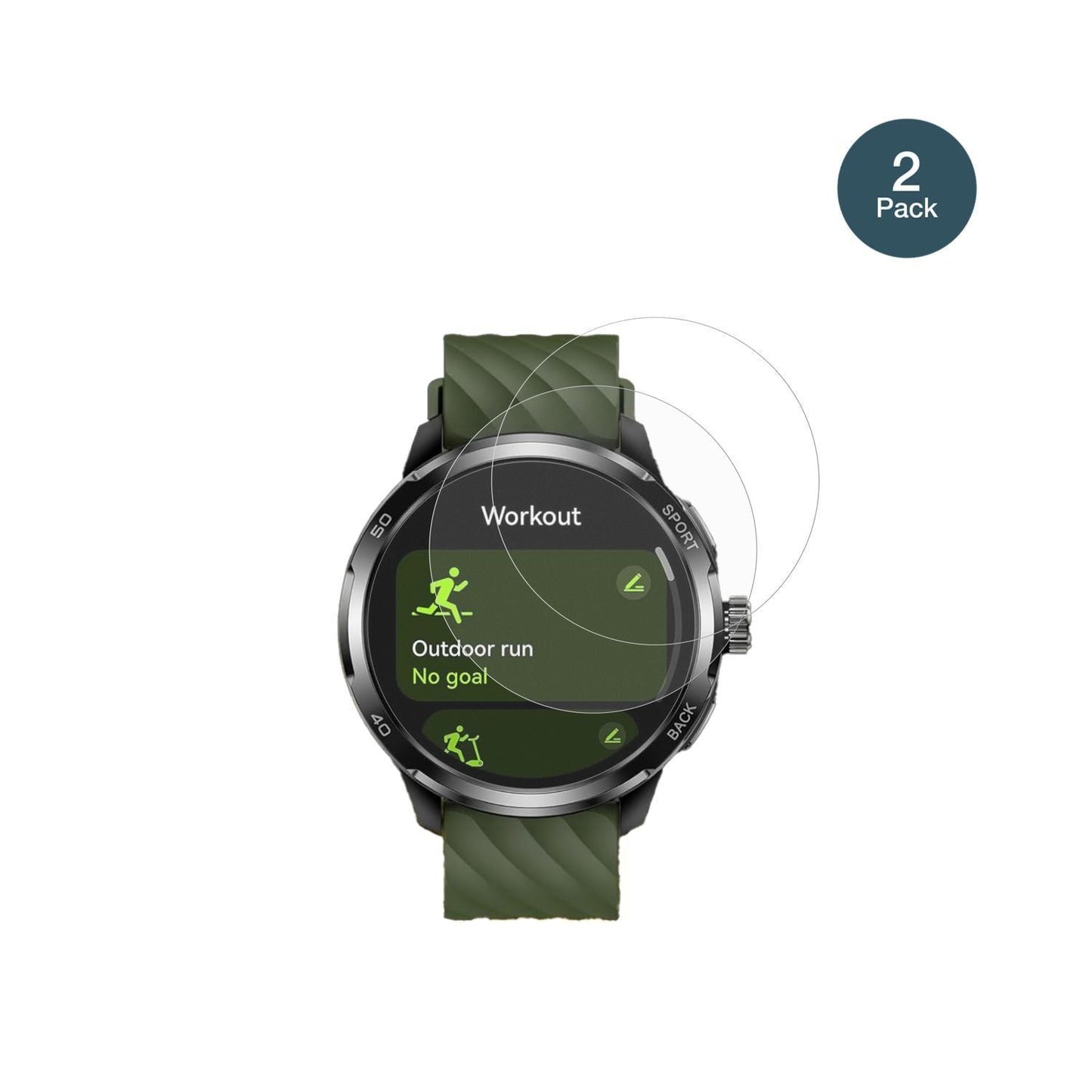 2x 9H Schutzfolie matt für Ulefone Armor Watch Pro (2)