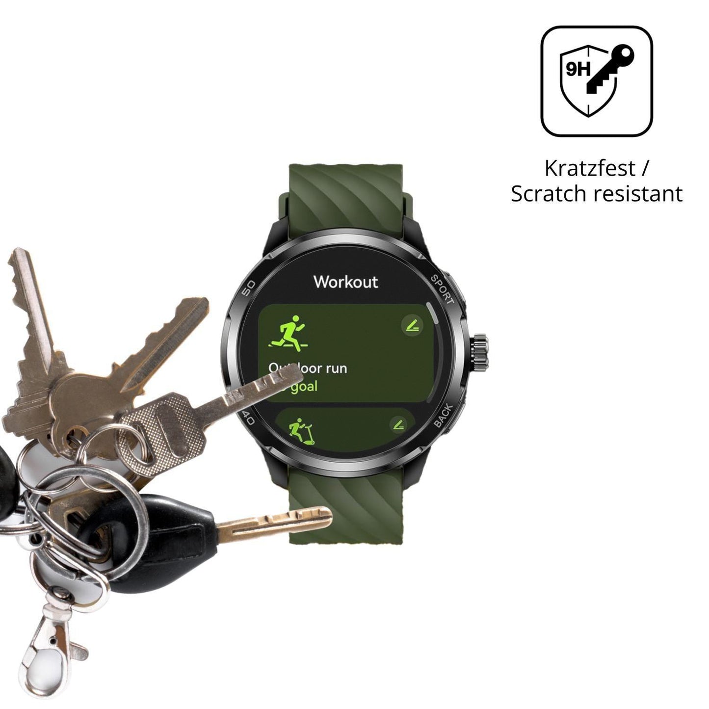 2x 9H Schutzfolie matt für Ulefone Armor Watch Pro (3)