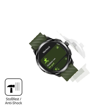 2x 9H Schutzfolie matt für Ulefone Armor Watch Pro (4)