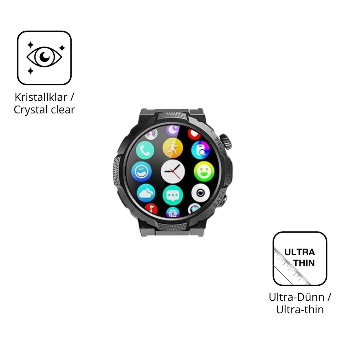 6x Schutzfolie klar für Soudorv S50 Display-Schutz (5)