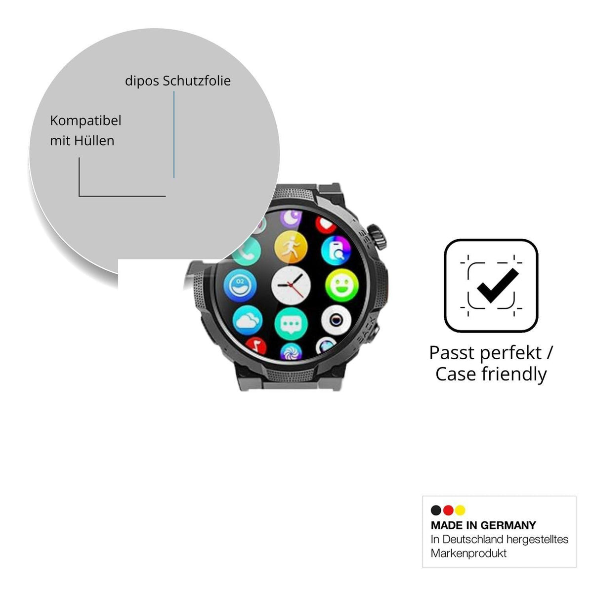 6x Schutzfolie klar für Soudorv S50 Display-Schutz (6)