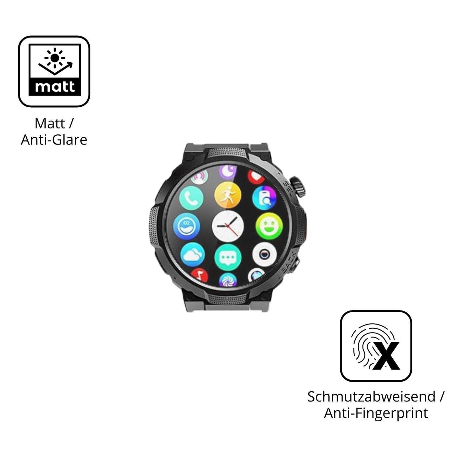 6x Schutzfolie matt für Soudorv S50 Display-Schutz (5)