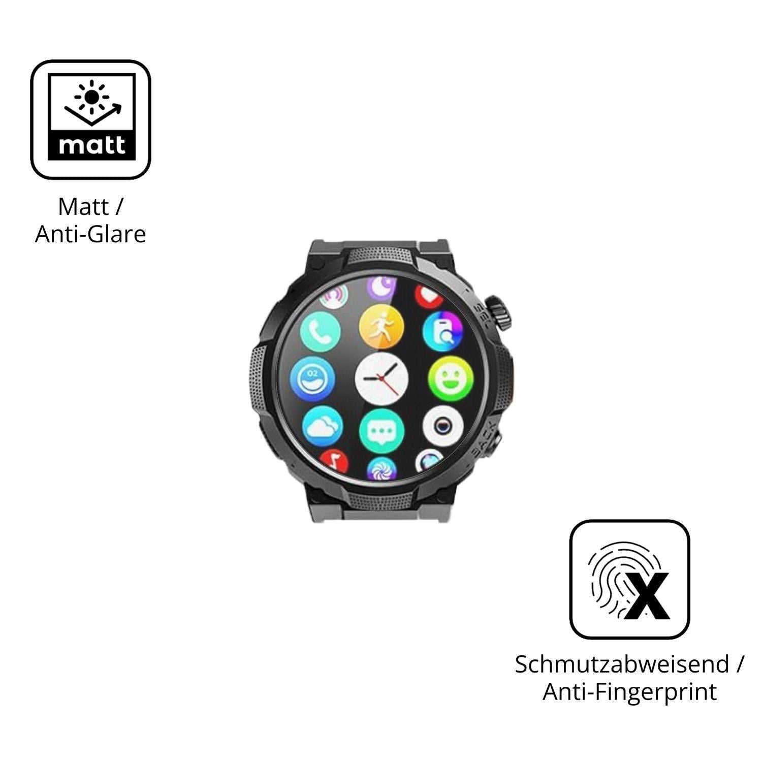 6x Schutzfolie matt für Soudorv S50 Display-Schutz (5)