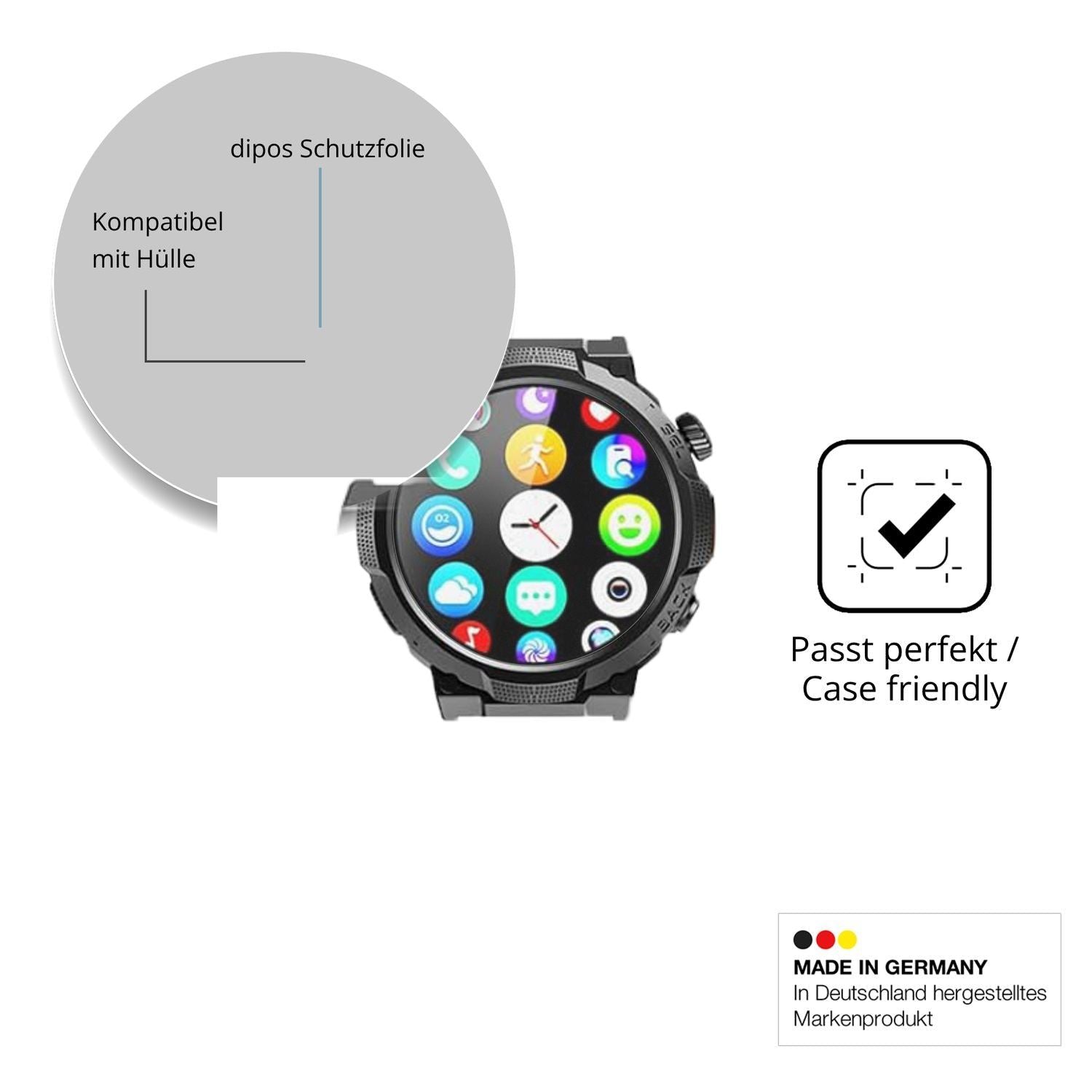 6x Schutzfolie matt für Soudorv S50 Display-Schutz (6)