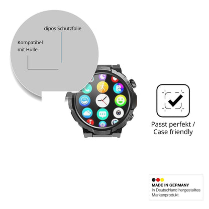 6x Schutzfolie matt für Soudorv S50 Display-Schutz (6)