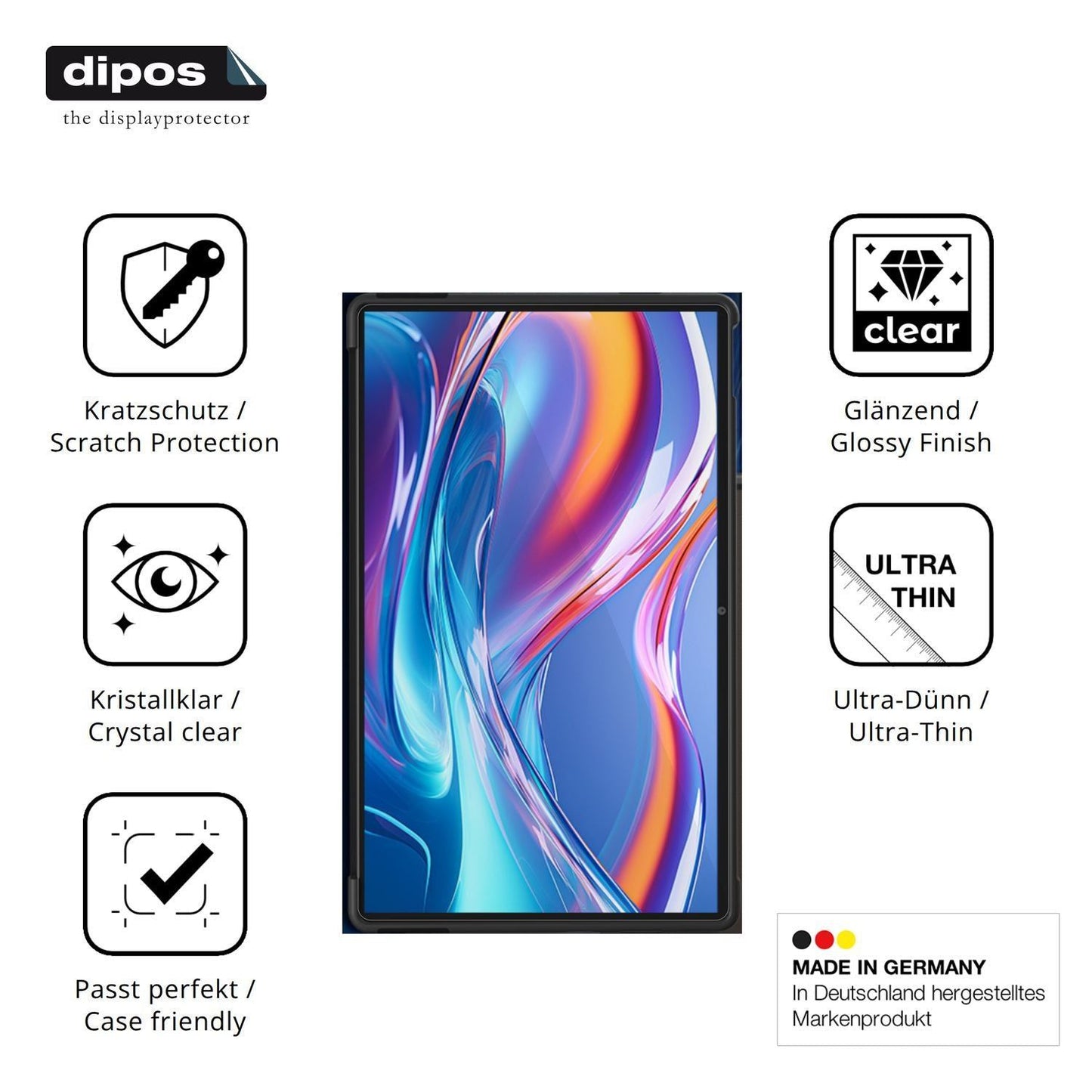 2x Schutzfolie klar für jumper Z3 Display-Schutzfo (7)