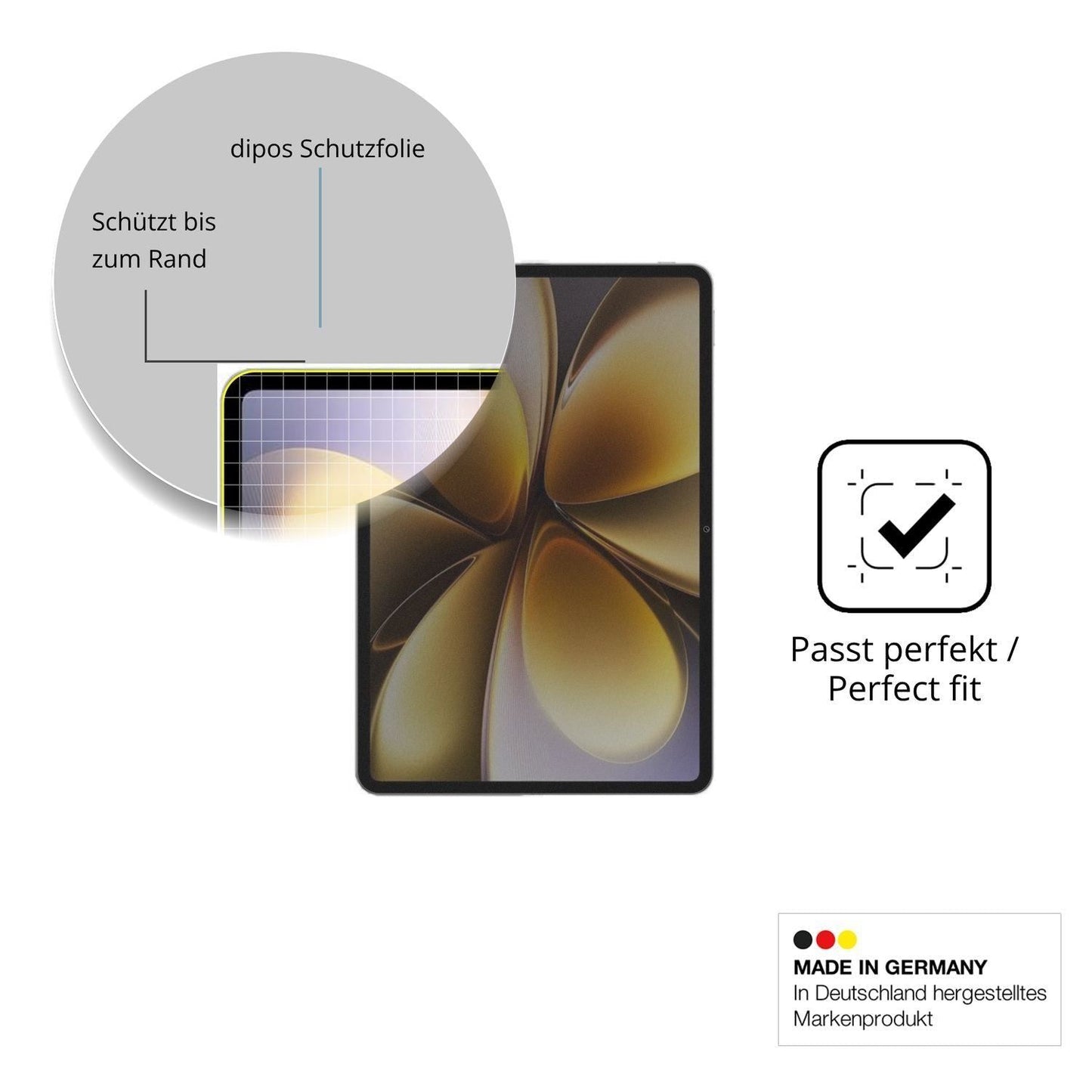 Blickschutzfolie für Vivo Pad6 Pro matt Schutzfoli (4)