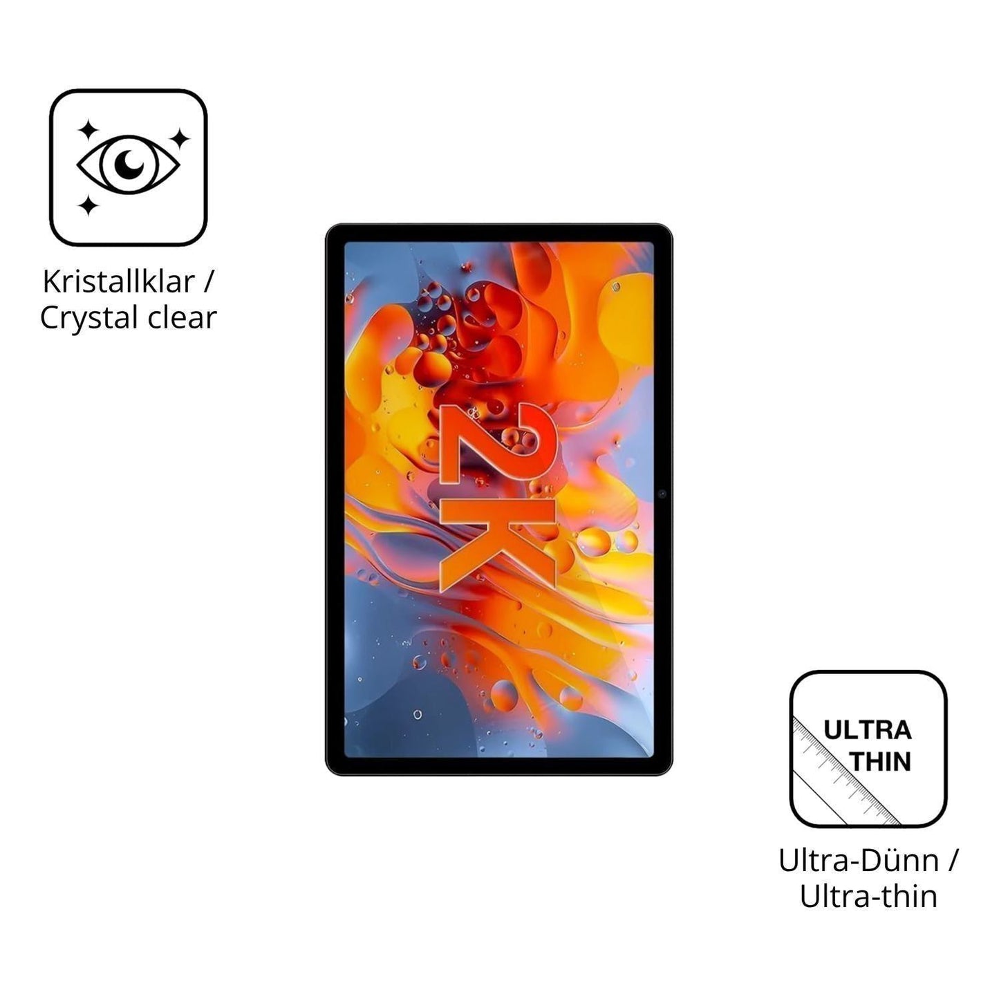 2x Schutzfolie klar für MAXLEGEN M11S Display-Schu (5)