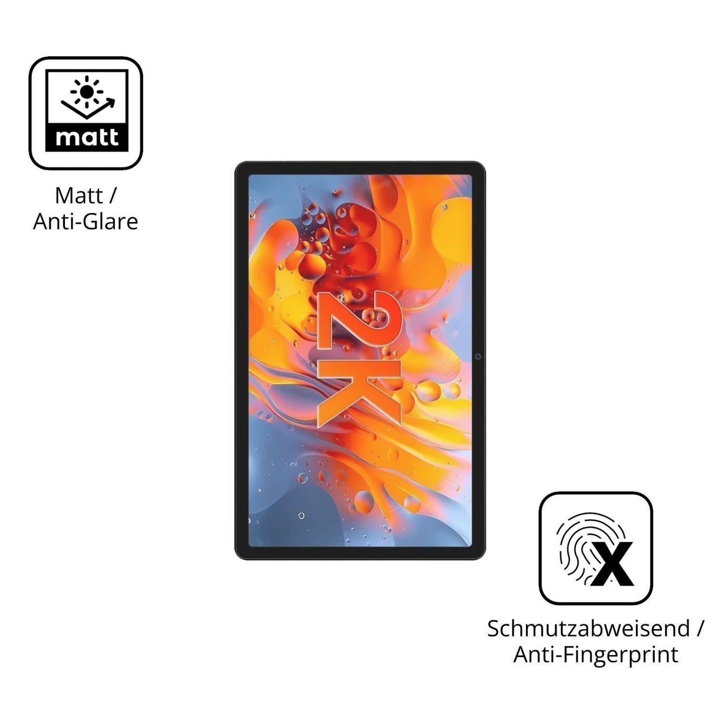 2x Schutzfolie matt für MAXLEGEN M11S Display-Schu (5)