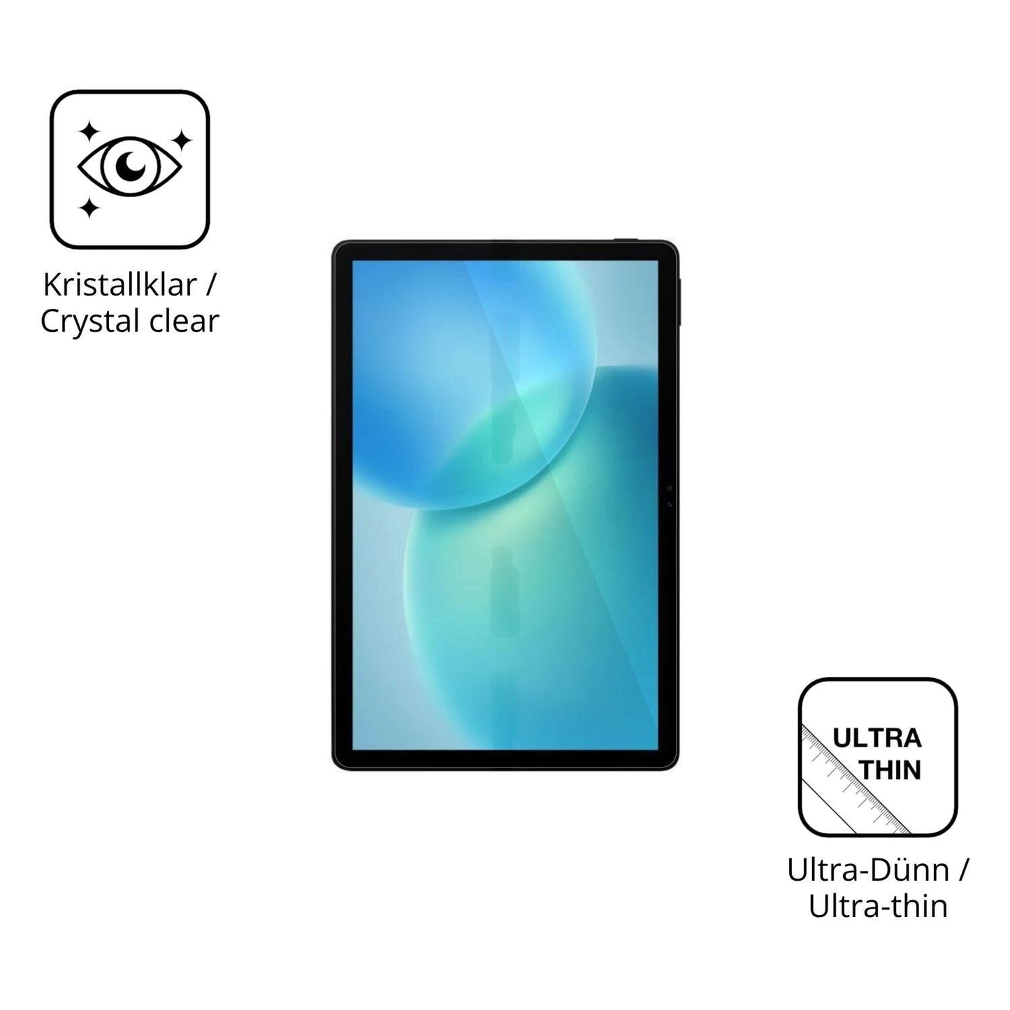 2x Schutzfolie klar für Pockam P11 Display-Schutzf (5)