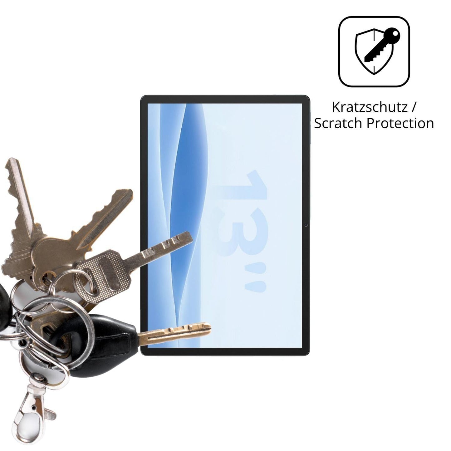 2x Schutzfolie matt für Doogee U13 Pro 13.4 Displa (4)