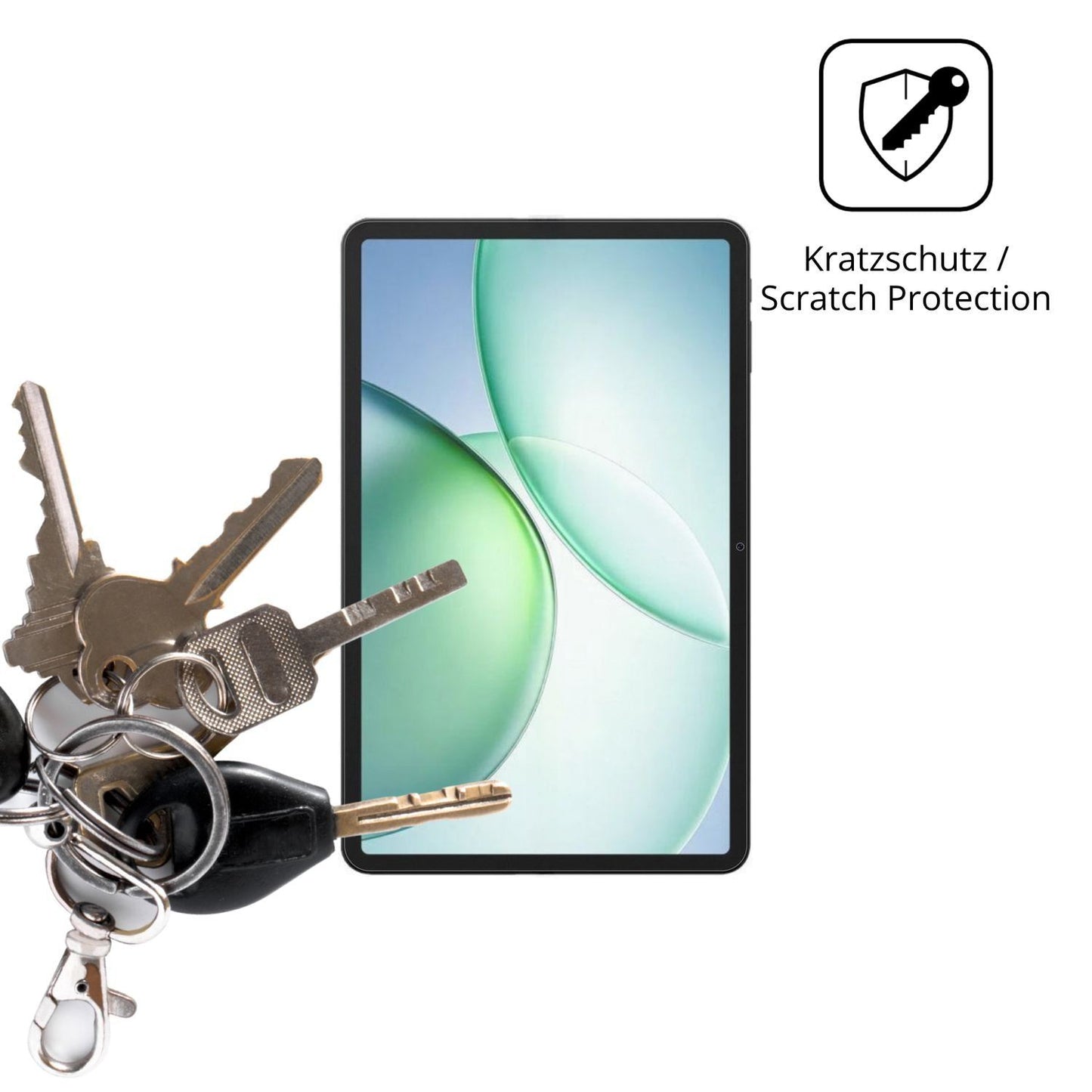 2x Schutzfolie matt für Pockam P12 Pro Display-Sch (4)