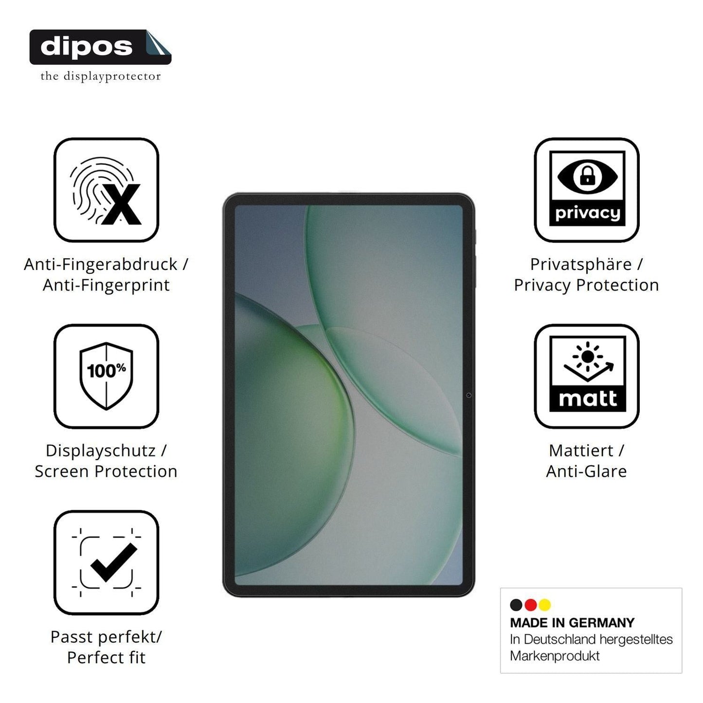 Blickschutzfolie für Pockam P12 Pro matt Schutzfol (5)
