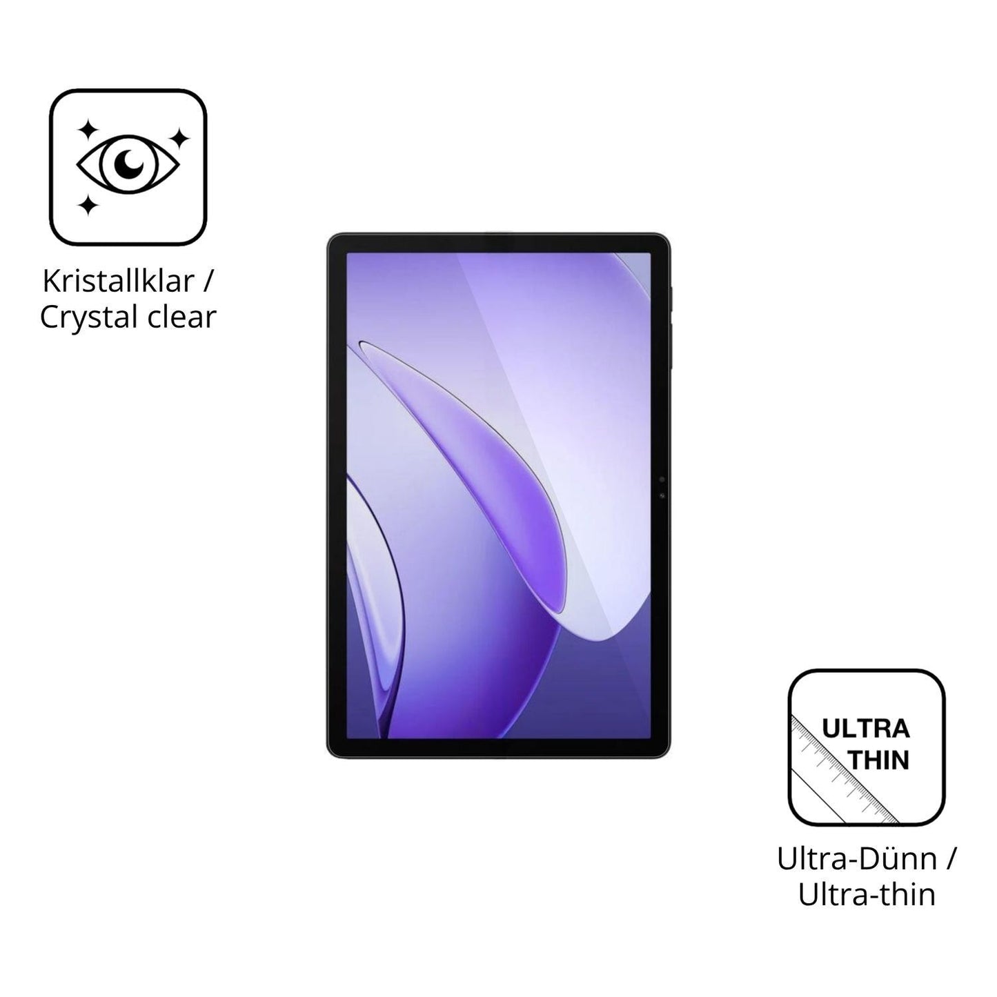 2x Schutzfolie klar für Pockam P11 Pro Display-Sch (5)