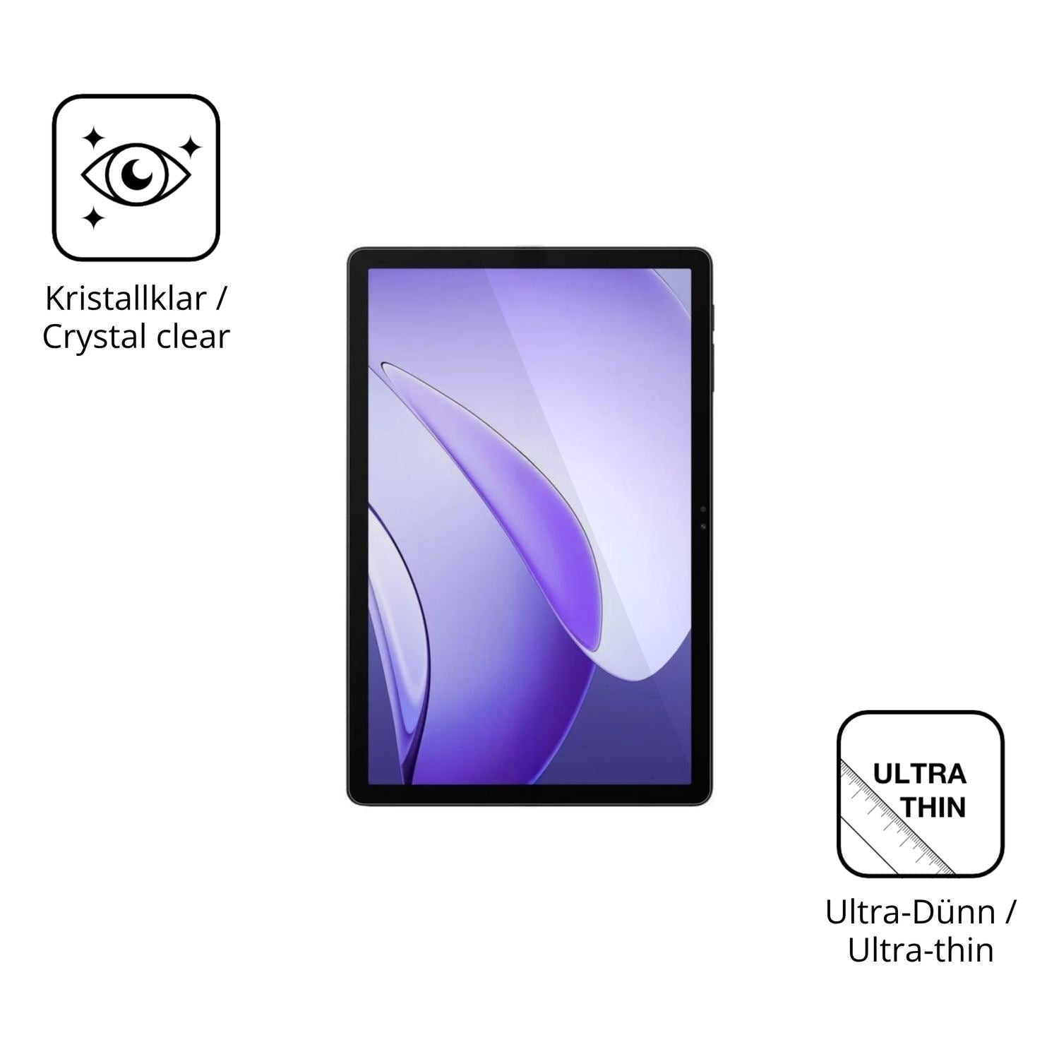 2x Schutzfolie klar für Pockam P11 Pro Display-Sch (5)