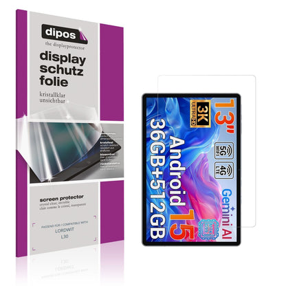 2x Schutzfolie klar für LORDWIT L30 Display-Schutz (1)