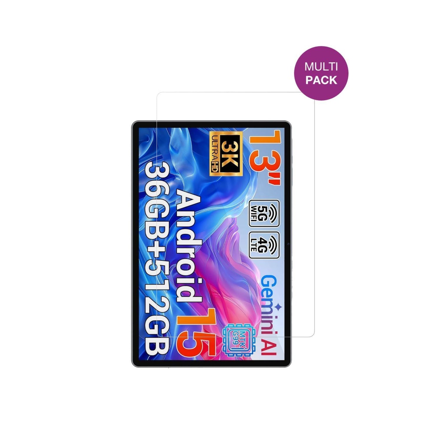 2x Schutzfolie klar für LORDWIT L30 Display-Schutz (2)