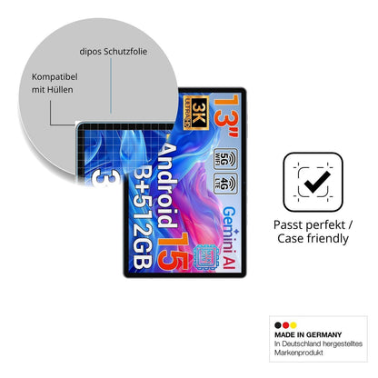 2x Schutzfolie klar für LORDWIT L30 Display-Schutz (6)