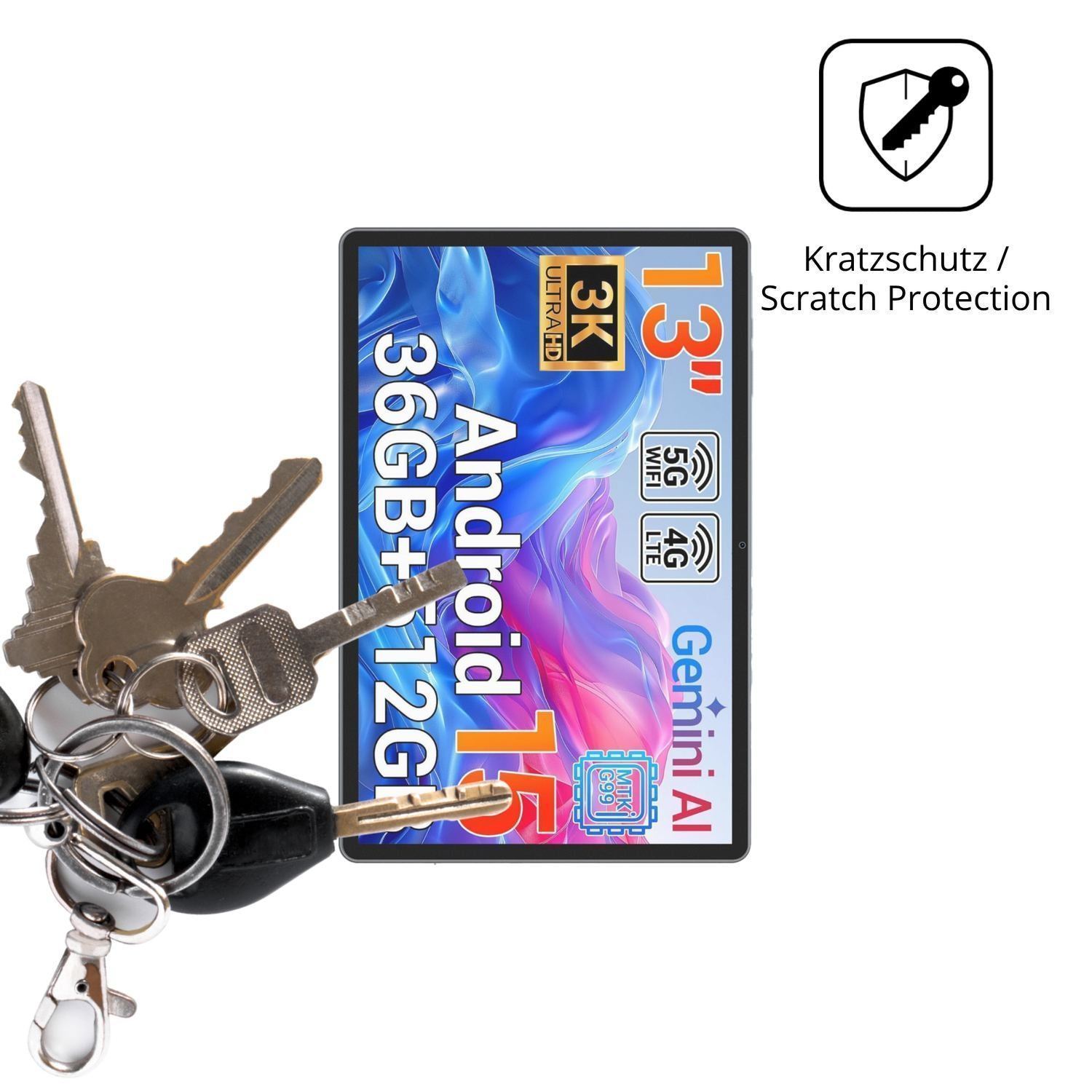 2x Schutzfolie matt für LORDWIT L30 Display-Schutz (4)