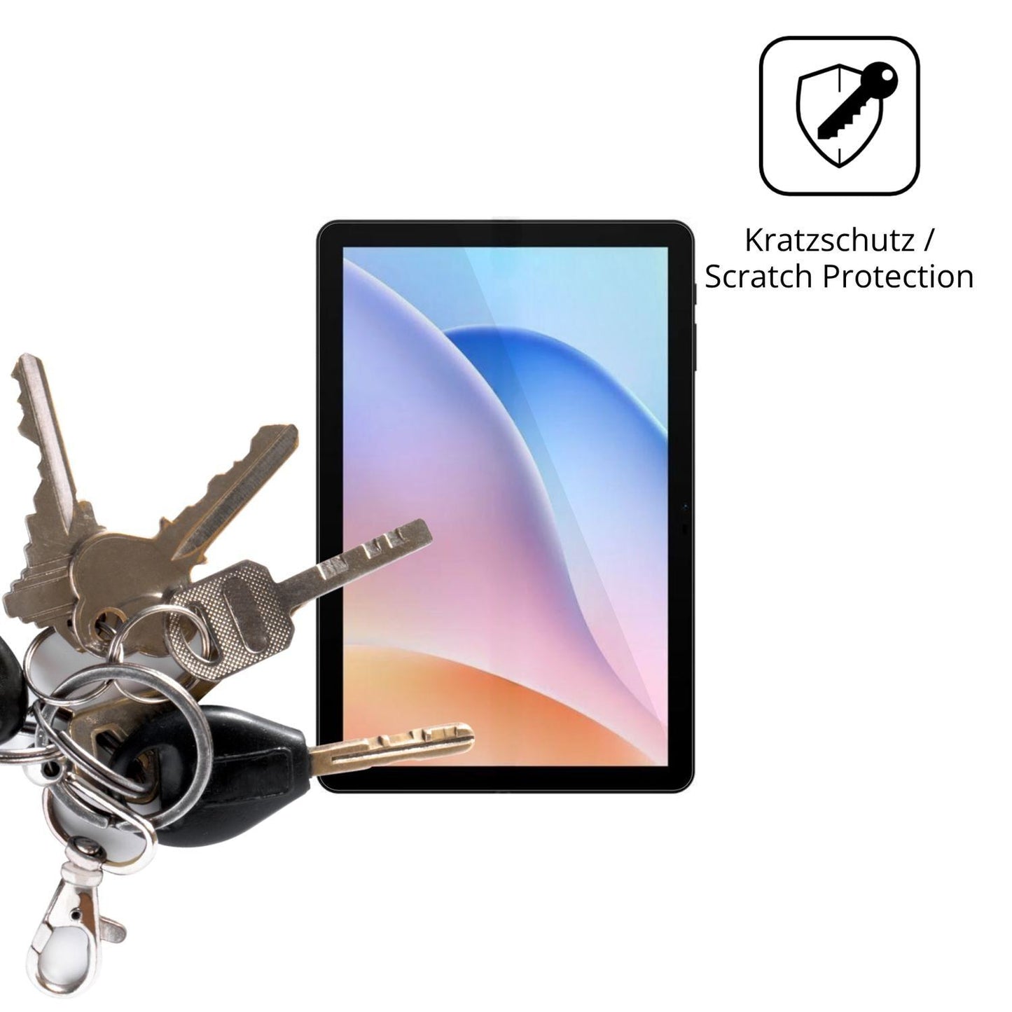 2x Schutzfolie klar für Pockam P10 Pro Display-Sch (4)