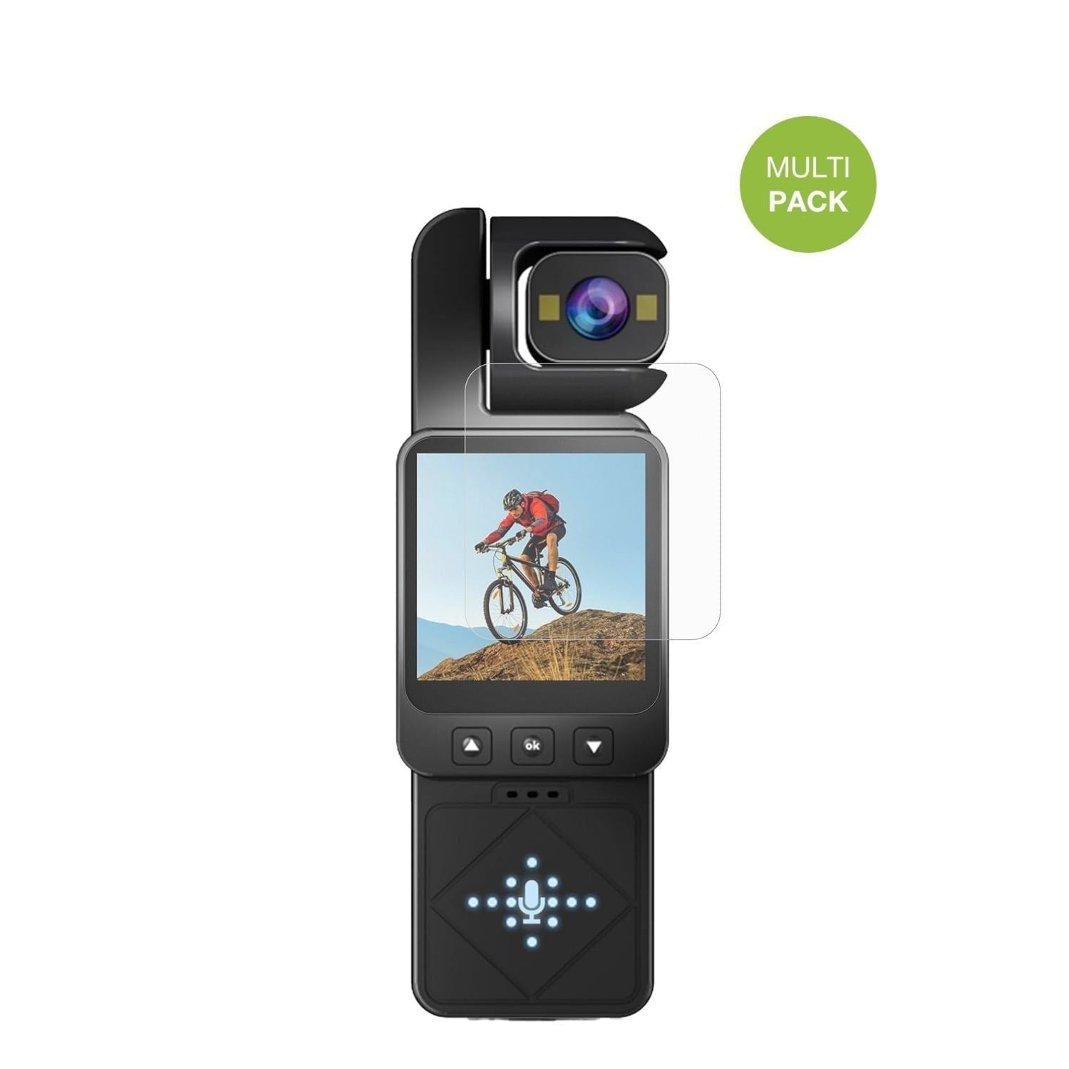 4x Schutzfolie matt für BETTERMO 1 Action Cam Disp (2)