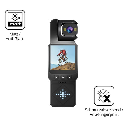 4x Schutzfolie matt für BETTERMO 1 Action Cam Disp (5)