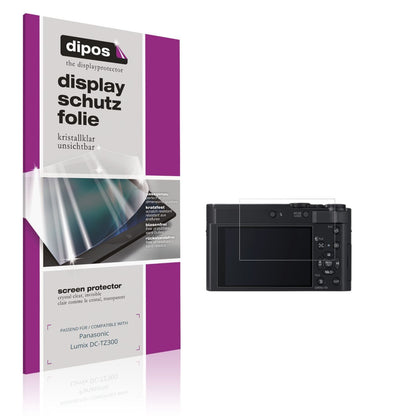 4x Schutzfolie klar für Panasonic Lumix DC-TZ300 D (1)