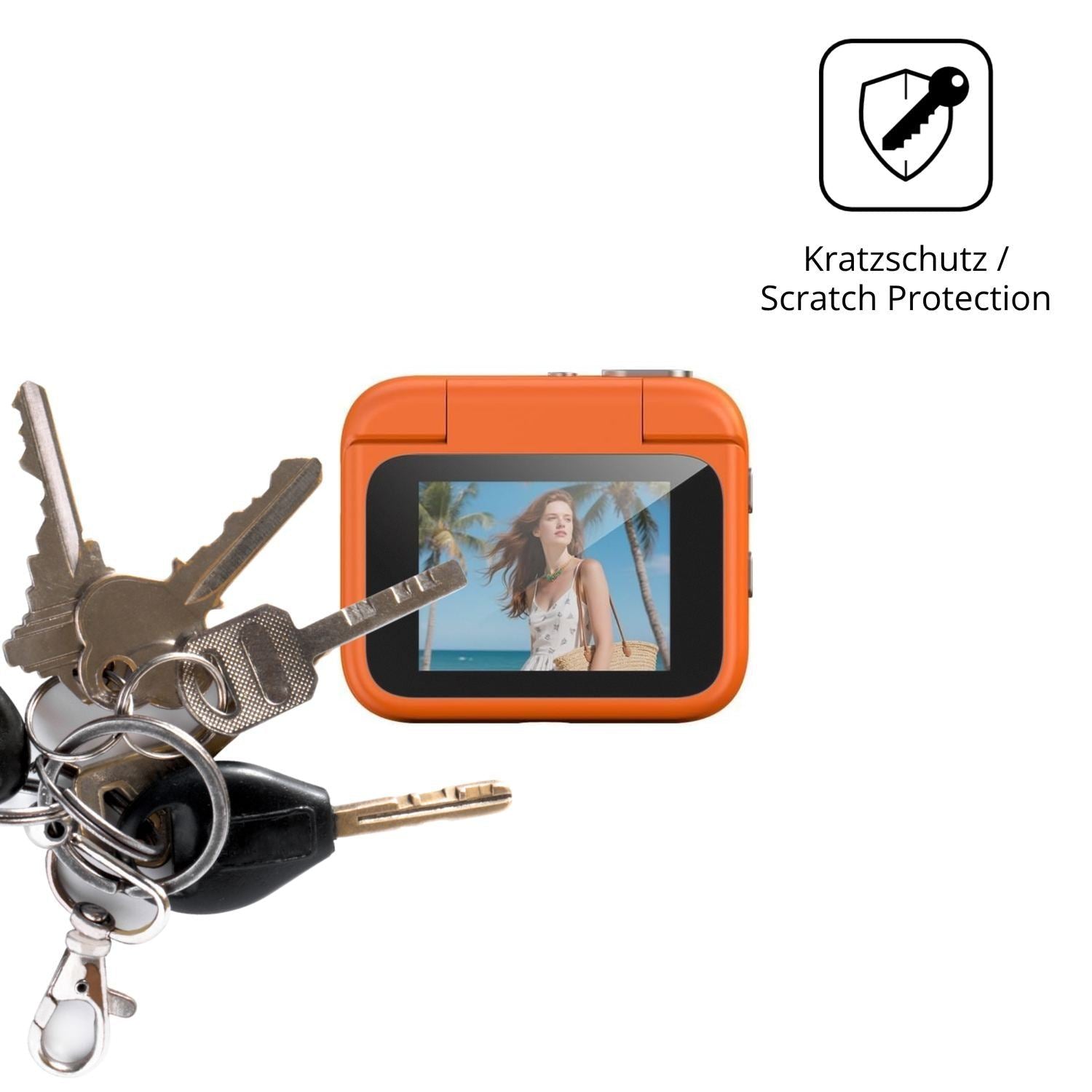 4x Schutzfolie matt für EasyByMall Y360 Action Cam (4)
