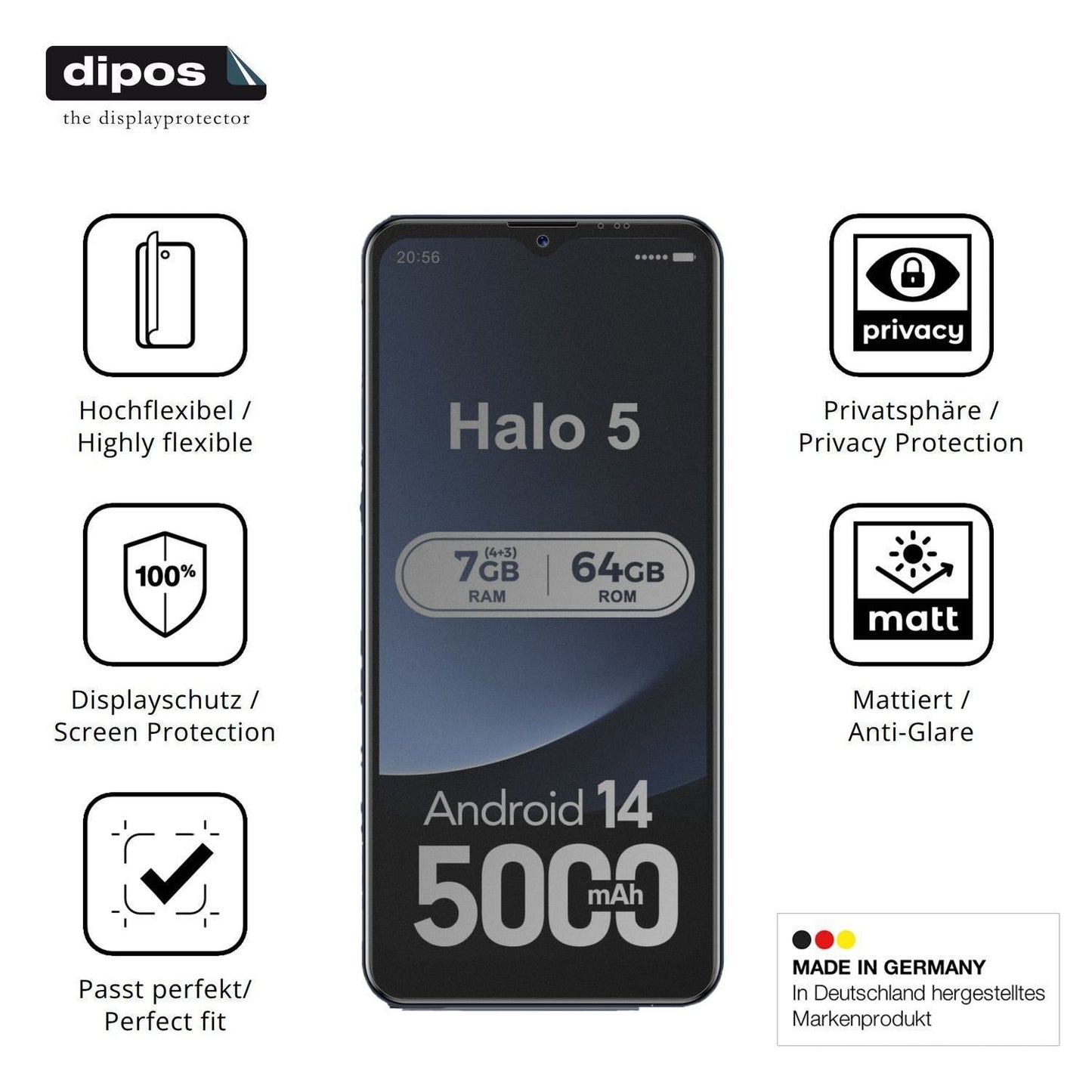 Full Cover Privacy Blickschutzfolie für invens Hal (5)