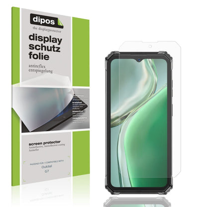 4x Schutzfolie matt für Oukitel G7 Display-Schutzf (1)