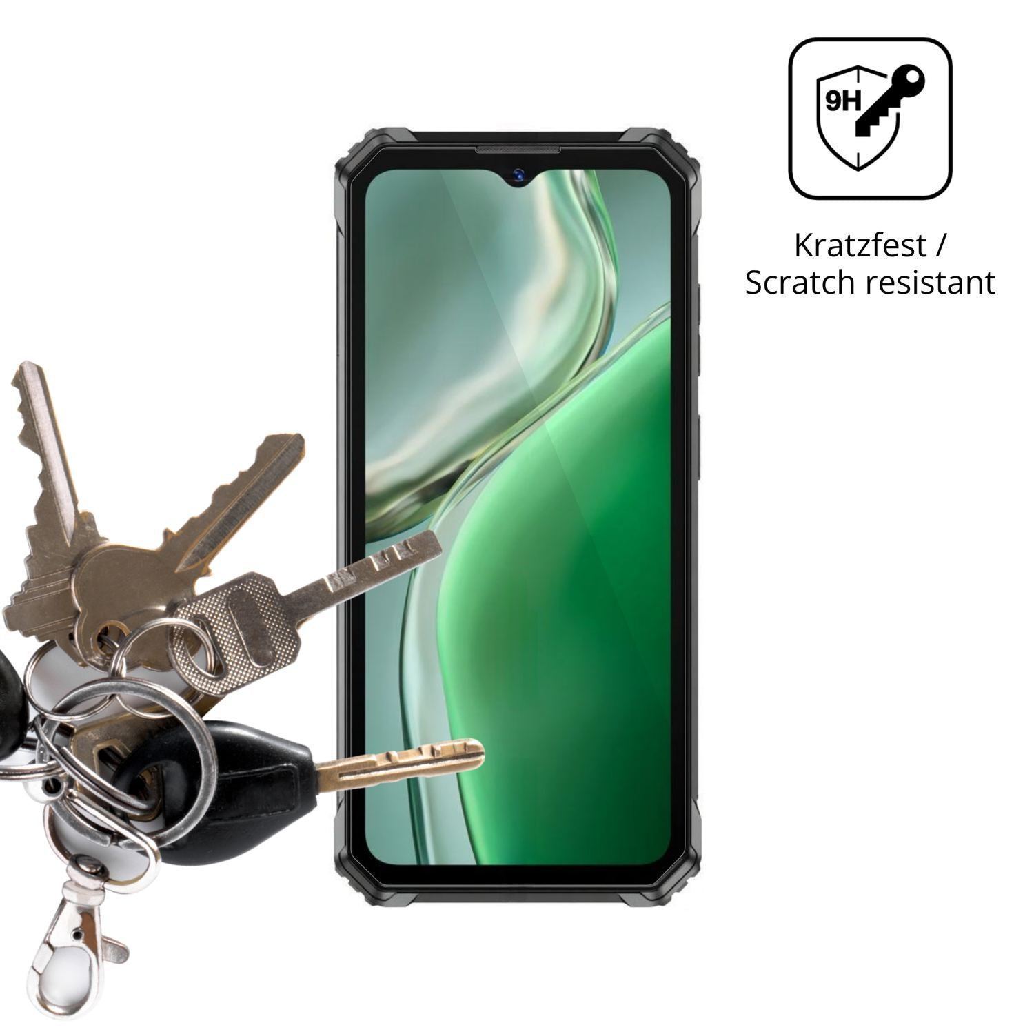 2x 9H Schutzfolie für Oukitel G7 Panzerfolie (3)