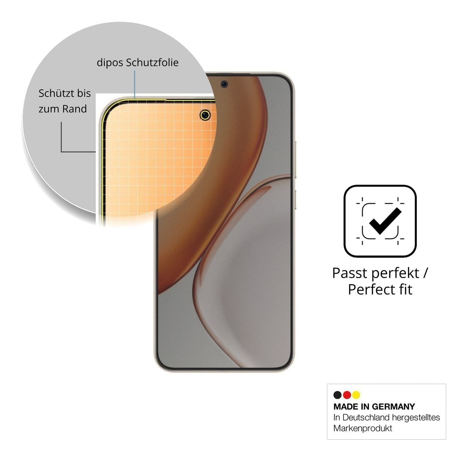 Blickschutzfolie für Honor X70 New matt Schutzfoli (4)