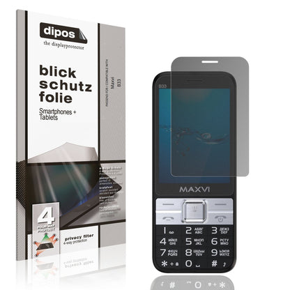 Blickschutzfolie für Maxvi B33 matt Schutzfolie Pr (1)