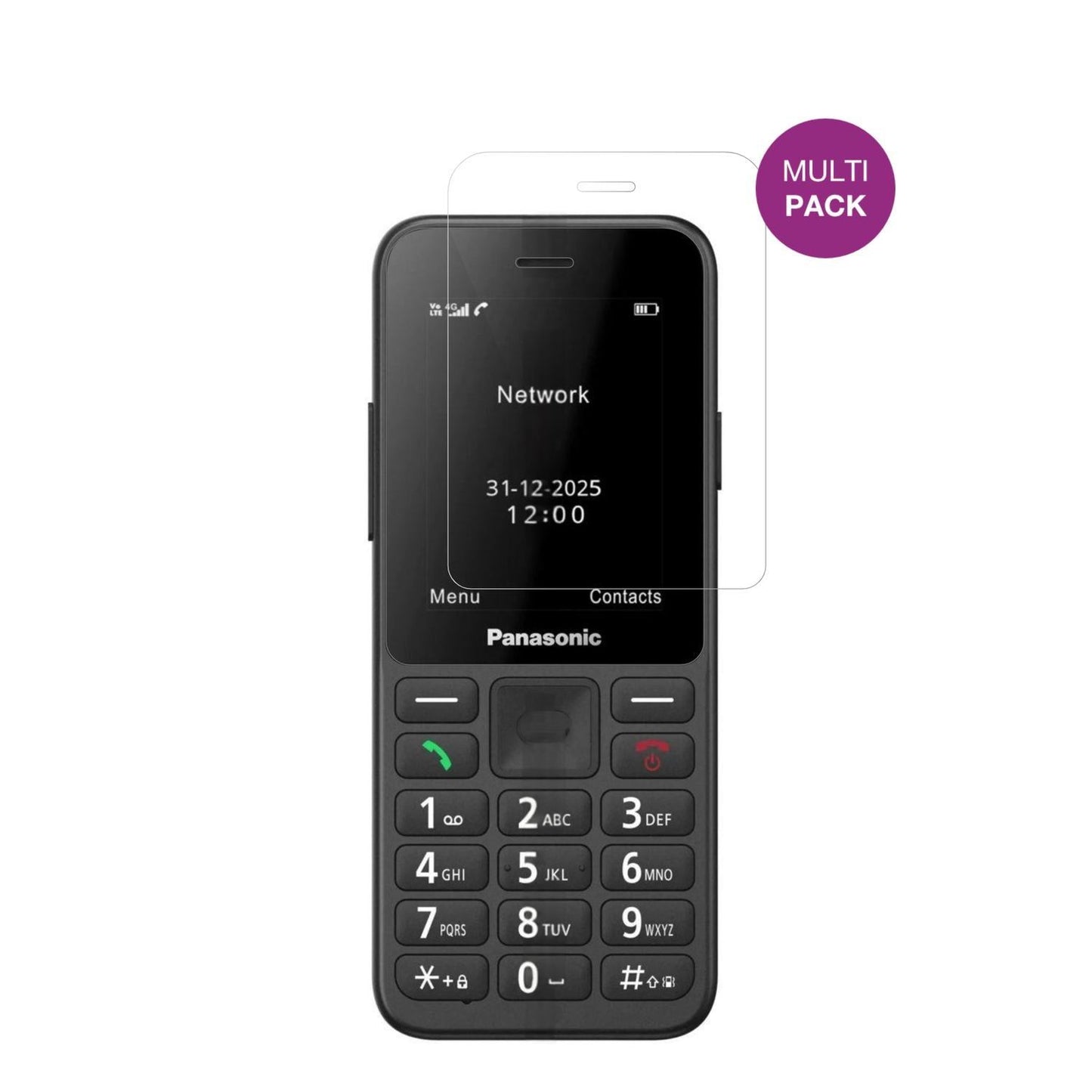 4x Schutzfolie klar für Panasonic KX-TU260 Display (2)