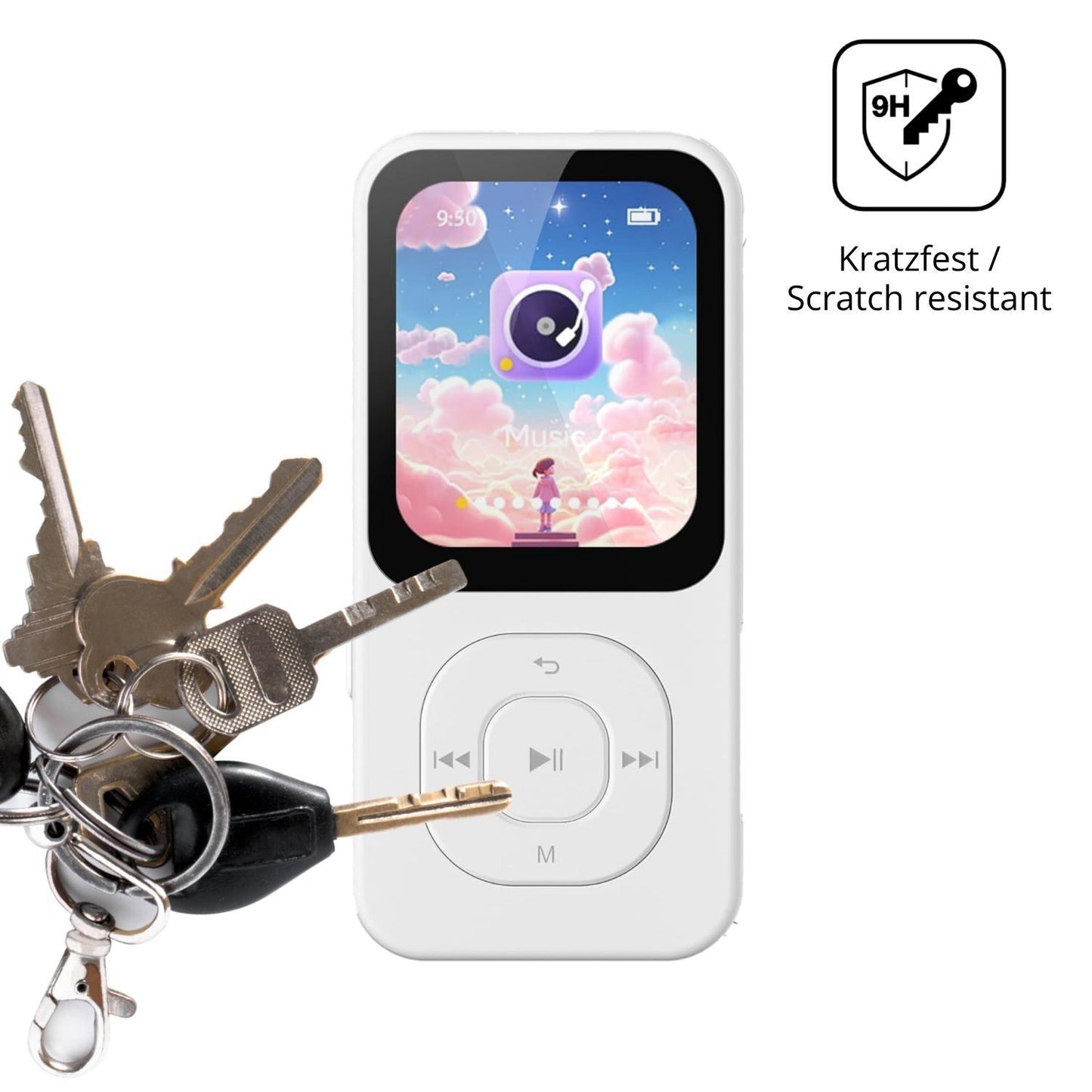 2x 9H Schutzfolie für PECSU S2-New MP3-Player Panz (3)