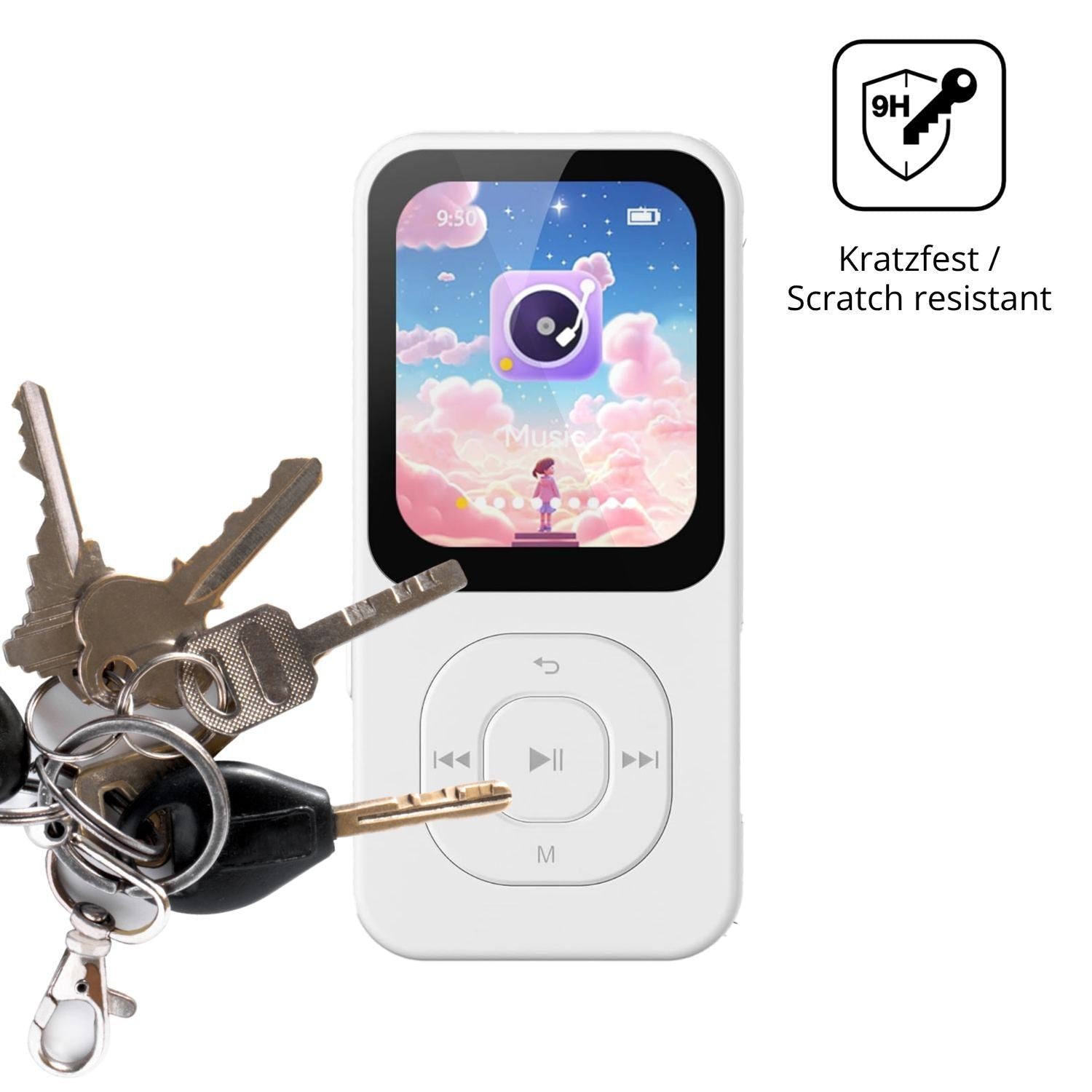 2x 9H Schutzfolie für PECSU S2-New MP3-Player Panz (3)
