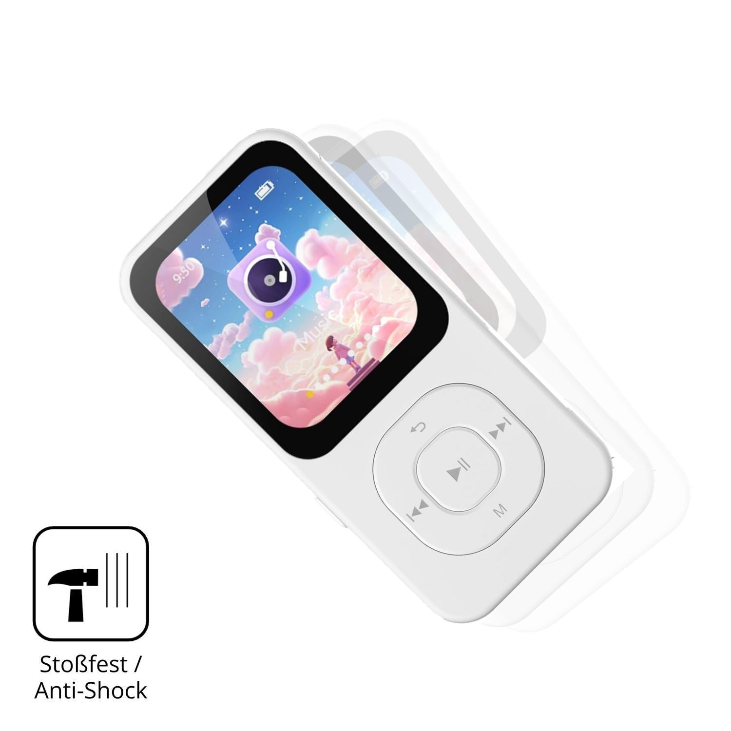 2x 9H Schutzfolie für PECSU S2-New MP3-Player Panz (4)