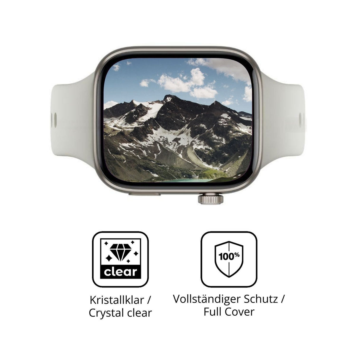 2x 3D Full Cover Schutzfolie für Honor Watch X5i (5)