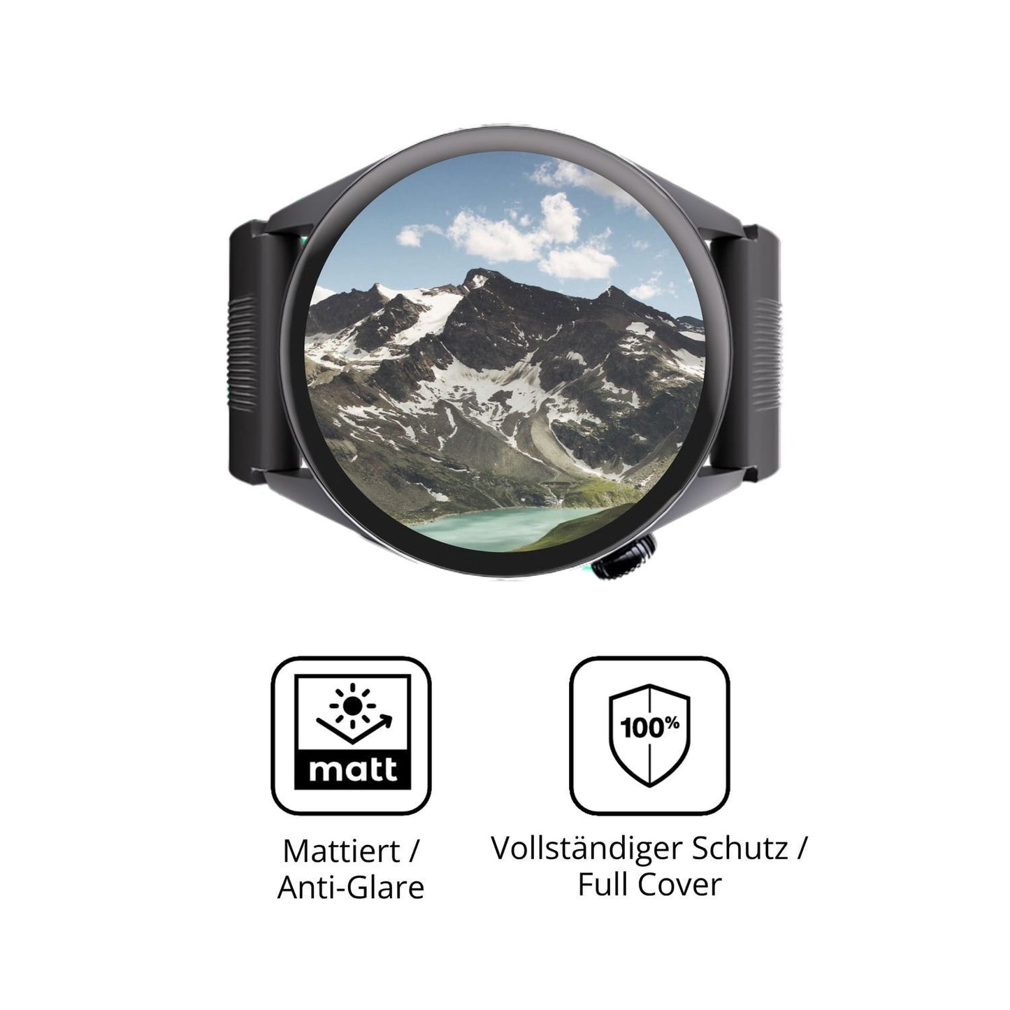 2x Full Cover Schutzfolie matt für iSo Tech S200 (5)