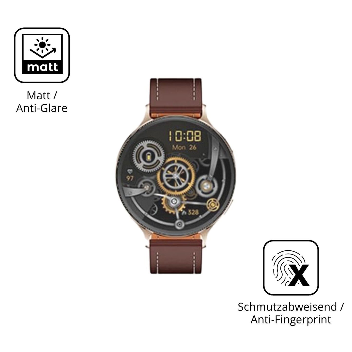 6x Schutzfolie matt für SWZEC Zeus One Display-Sch (5)