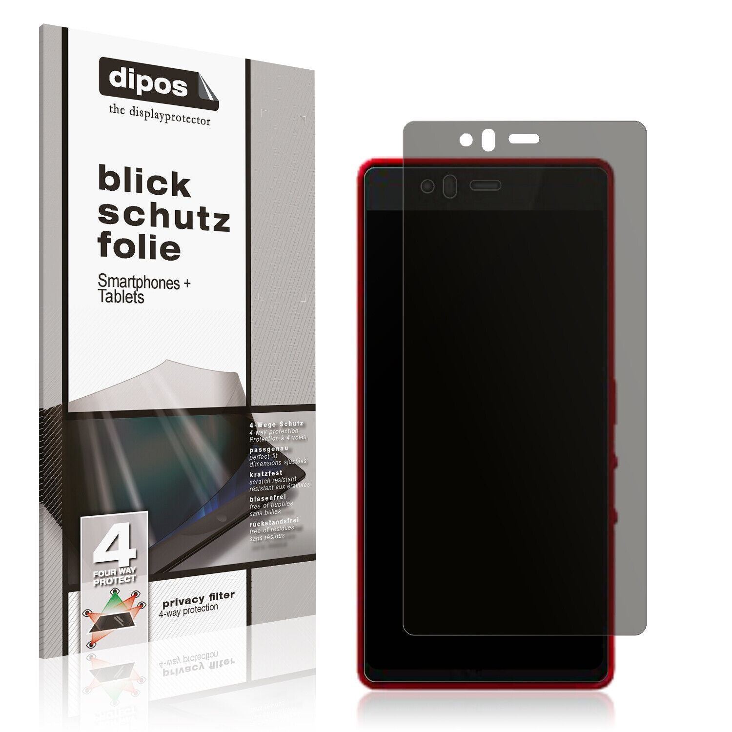 Blickschutzfolie für Fujitsu Arrows M04 matt Schut (1)