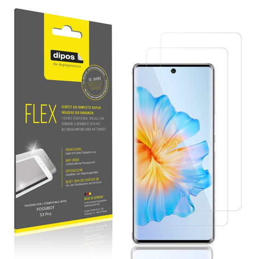 2x 3D Full Cover Schutzfolie für FOSSiBOT S3 Pro (1)