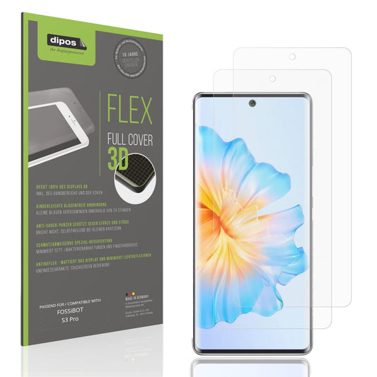 2x Full Cover Schutzfolie matt für FOSSiBOT S3 Pro (1)