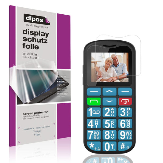 4x Schutzfolie klar für Tosaju T180 Display-Schutz (1)