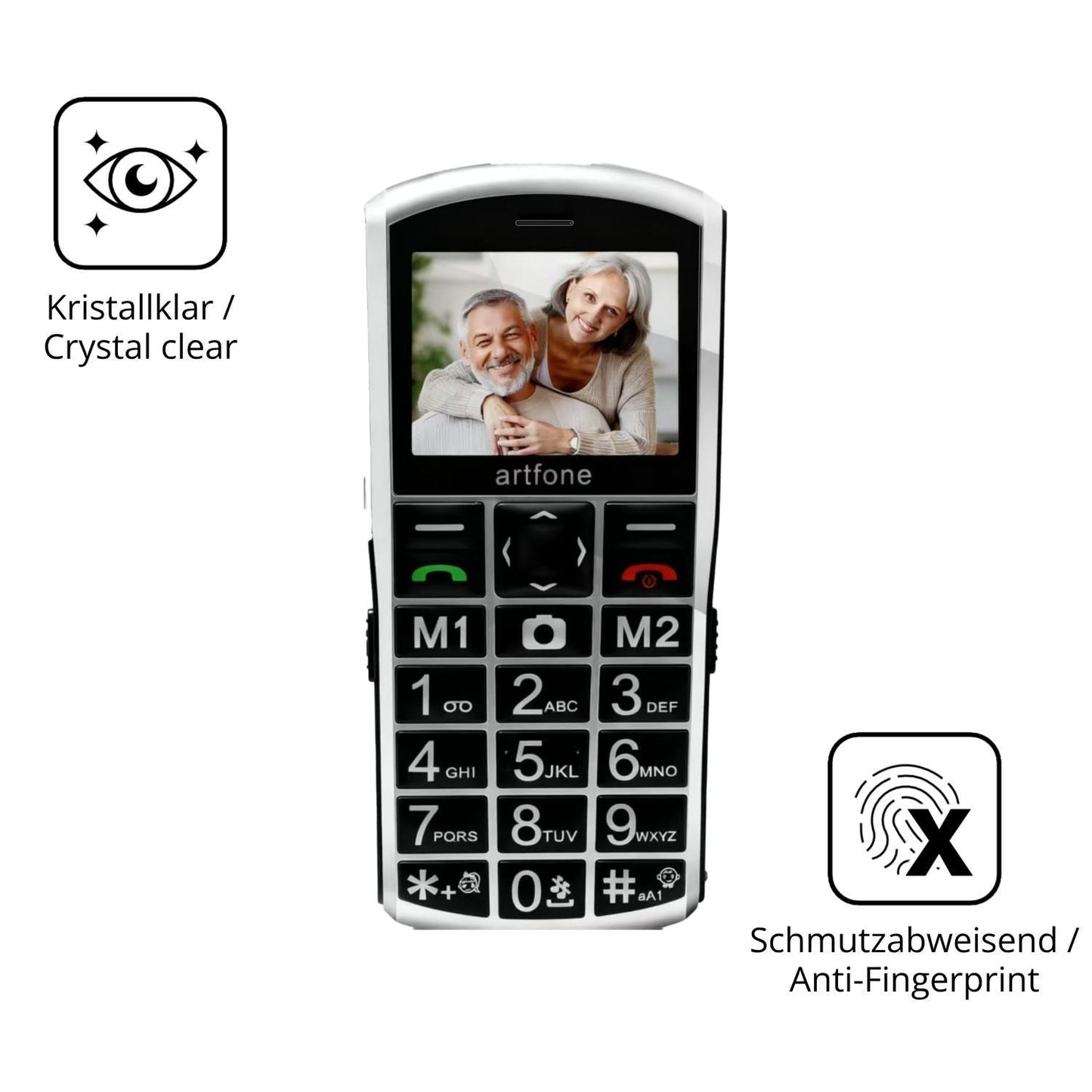 2x 9H Schutzfolie für Artfone A400 Pro 4G Panzerfo (5)