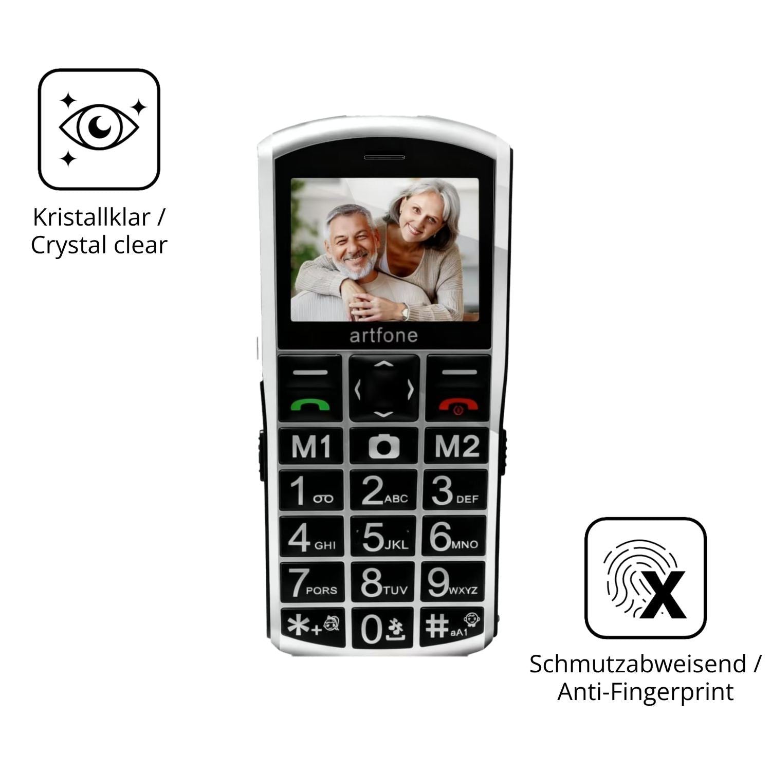2x 9H Schutzfolie für Artfone A400 Pro 4G Panzerfo (5)