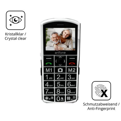 2x 9H Schutzfolie für Artfone A400 Pro 4G Panzerfo (5)