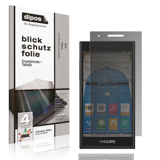 Blickschutzfolie für Philips S396 matt Schutzfolie (1)