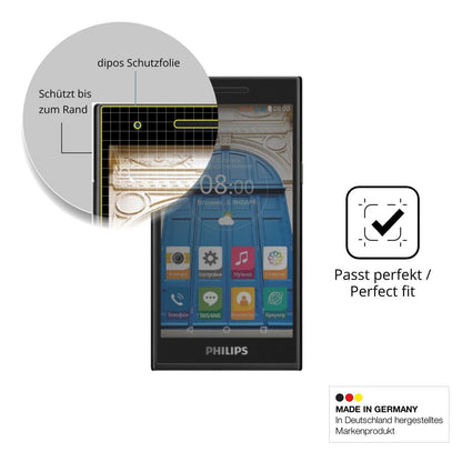 Blickschutzfolie für Philips S396 matt Schutzfolie (4)